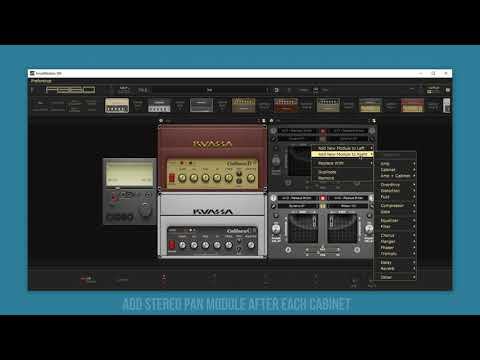 A360 - Quick Tip - Two amps for stereo spread across the spectrum and bigger tone
