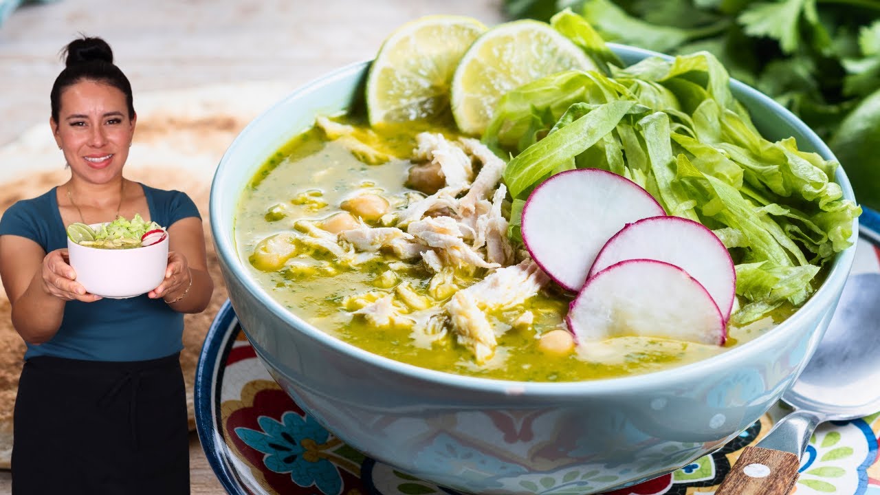 Hasta el día de hoy, NUNCA me había quedado tan rico mi POZOLE VERDE de Pollo.