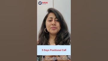 5 Days Positional Call | BUY | Tata Chemicals | Technical Call