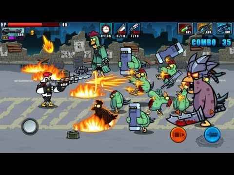 Chicken Warrior : Zombie Hunter iPhone/iPad GamePlay