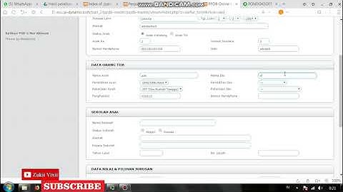 source code Penerimaan Siswa Baru dengan php