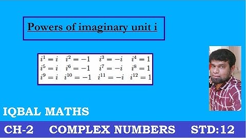 TN Class 12 Maths New Syllabus Concept-1 Chapter-2 Complex Numbers கலப்பு எண்கள்