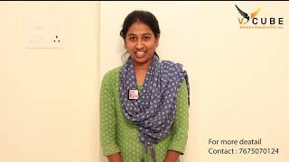 Python Full Stack Student review | V CUBE Software Solutions Pvt. Ltd. Kphb