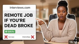 Remote Job If You’re Dead Broke (Step-by-Step Guide with UseInterviews.com)
