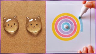 10 Art Hacks That Work Extremely Well Easy Painting Ideas For Beginners