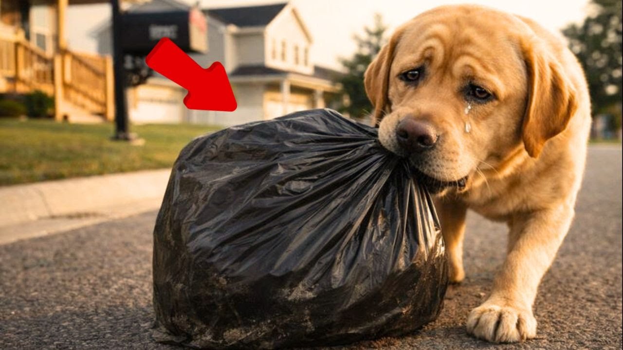 😭😭 Arrastraba la bolsa de basura llorando… y lo que había dentro indignó a todos