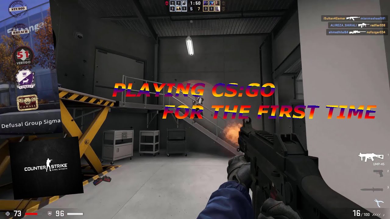 Playing CSGO For The First Time - Defusal Group Sigma - YouTube