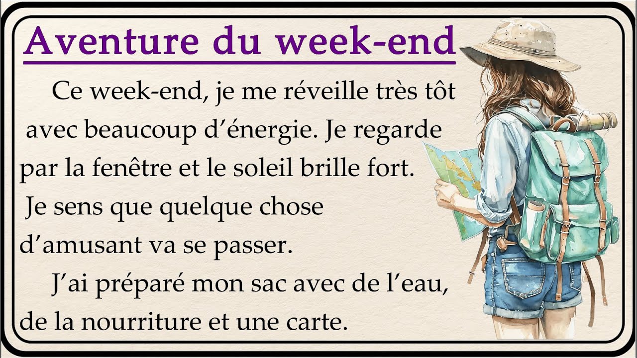 Weekend Adventure 🚶| Aventure du week-end | Learn French Through Simple Story