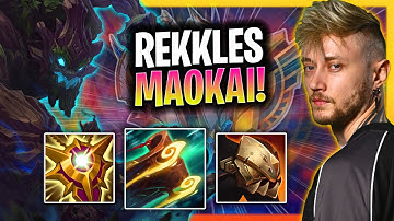 REKKLES IS A GOD WITH MAOKAI! | LR Rekkles Plays Maokai Support vs Lulu!  Season 2025