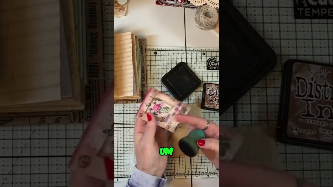 Vintage Photo Distress Ink: Easy Crafting Hack!