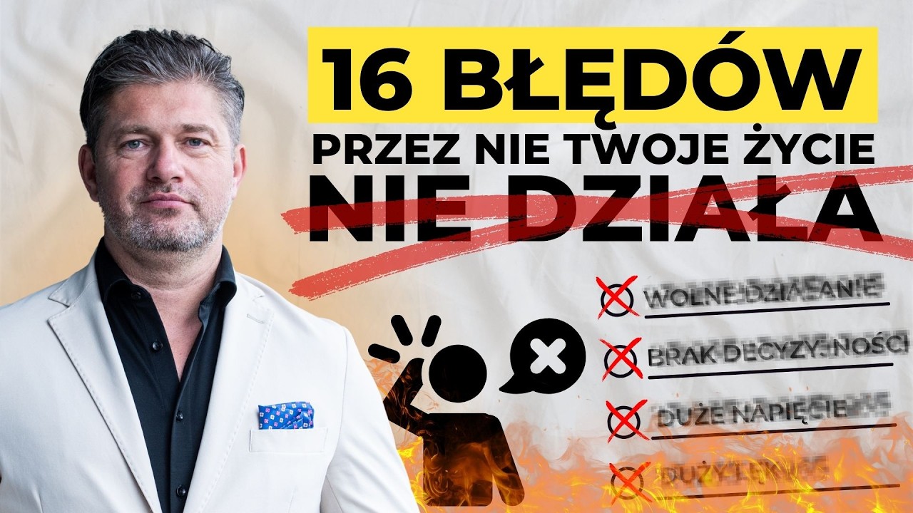 Dlaczego utknąłeś w miejscu? 16 obszarów męskiego życia, które WYMAGAJĄ NAPRAWY