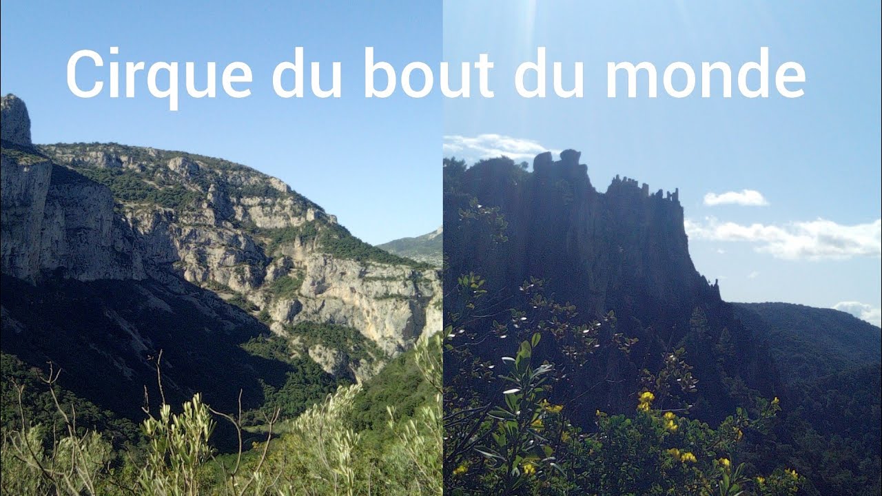 Trail cirque du bout du monde SaintGuilhemleDésert YouTube