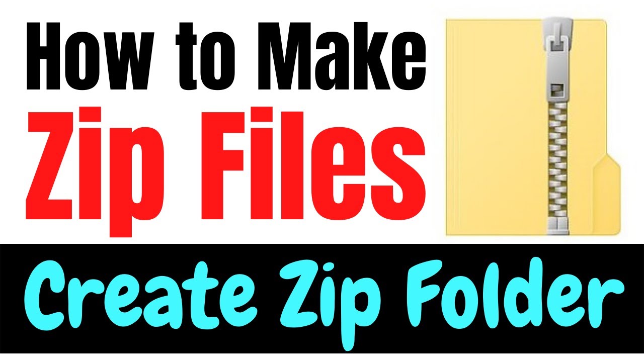 How to Make a ZIP Files in Windows 10 PC without Software | Create Zip ...
