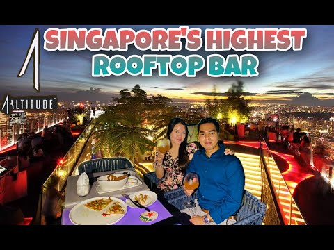 1-Altitude | Highest Rooftop Bar in Singapore! One Raffles Place
