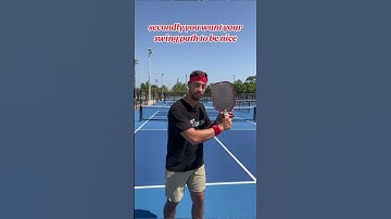 How to hit backhand slice in #pickleball ⚔️ 🥒