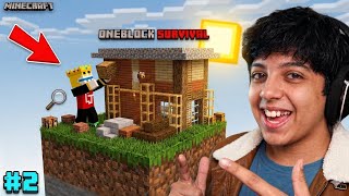 Making A House In Oneblock...Minecraft Oneblock Series P2...|Crafty Tan 