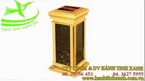 BÁN THÙNG RÁC ĐÁ HOA CƯƠNG TẠI HCM - THÙNG RÁC ĐÁ HOA CƯƠNG RẺ NHẤT HCM