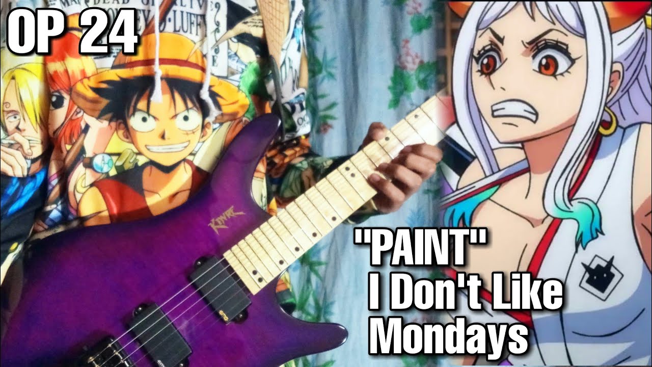 [TABS] One Piece Opening 24 (Guitar Cover) PAINT I Don't Like Mondays