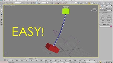 Making a dynamic rope with MassFX - 3ds max tutorial