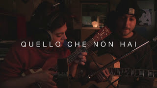 BIANCO e MARGHERITA VICARIO - QUELLO CHE NON HAI chords