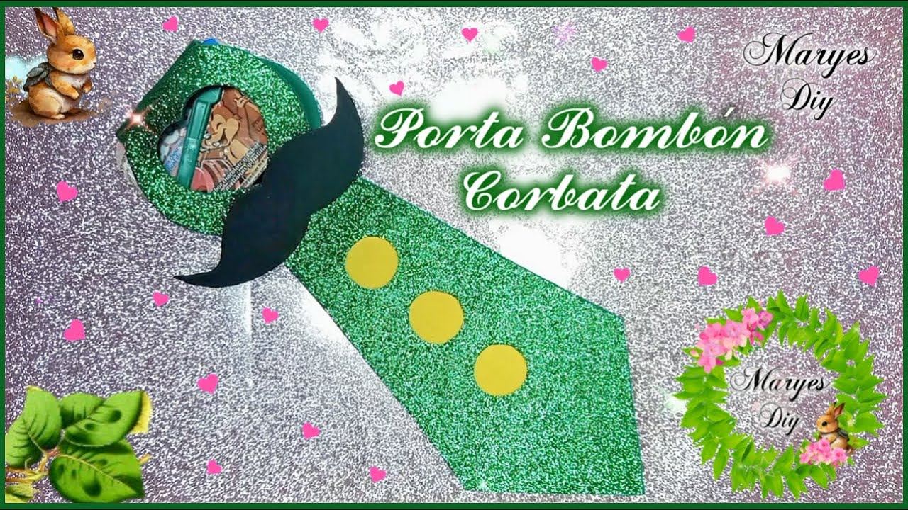 Como Hacer Regalo para Papa Facil y Rapido Porta Bombon Corbata