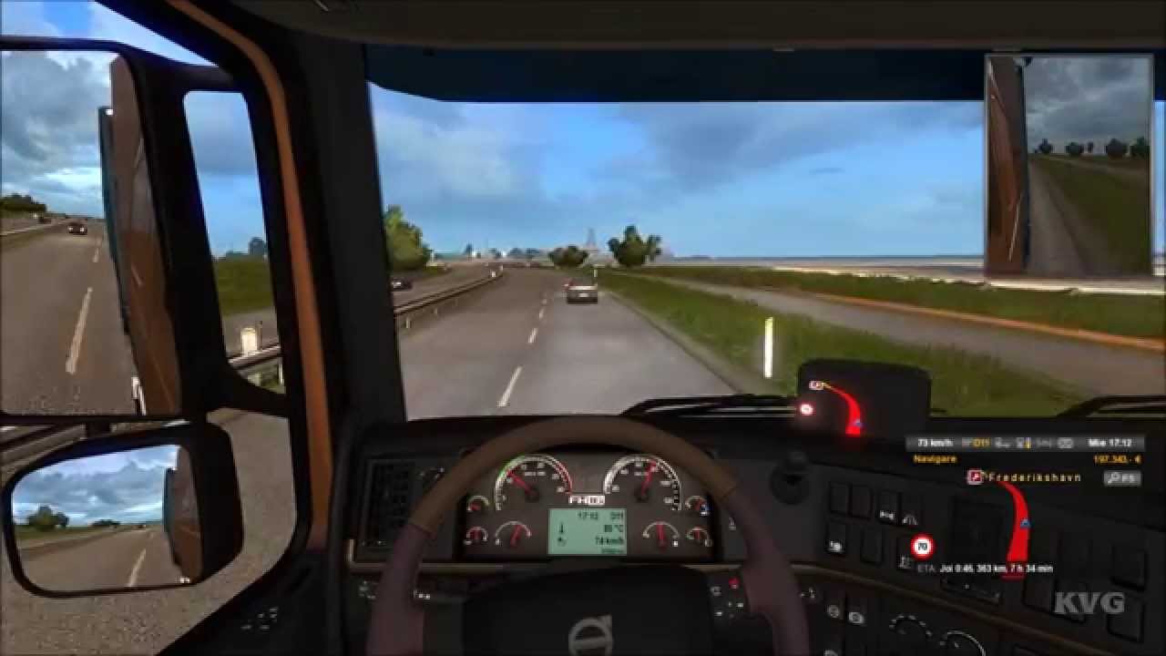 Euro Truck Simulator 2 - Scandinavia - Aalborg to Växjö Gameplay (PC HD) [1080p]