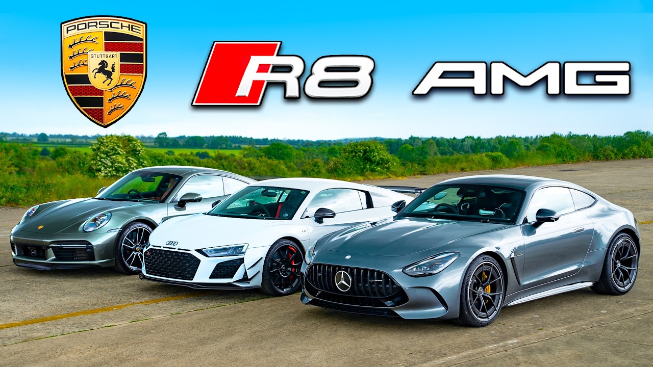 신형 AMG GT 63 vs R8 GT vs 911 터보 S - 드래그 레이스!