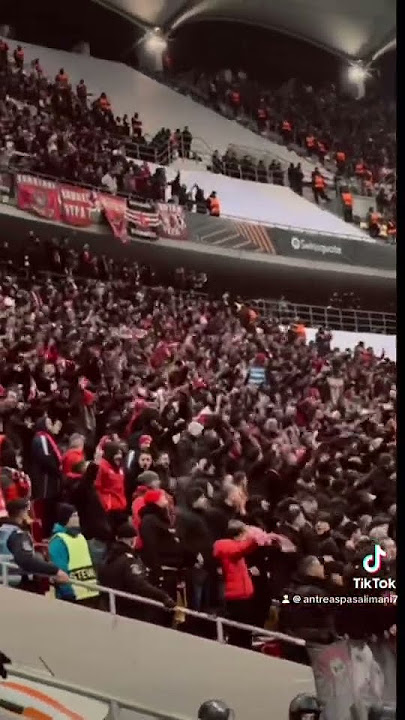 Olympiacos Gate 7 in Bucharest!🔴⚪️ #olympiacos #gate7 #fcsb #steauabucuresti #football #piraeus