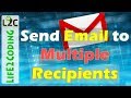 Send Email to Multiple Recipients using Gmail