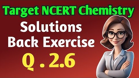 NCERT Series Class12|Solution Back exercise Q 2.6 How many ml of 0.1M  HCl are required to react b
