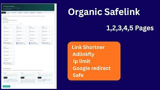 Organic Google Safelink 5 Pages for Adlinkfly, Wordpress, Facebook Traffic