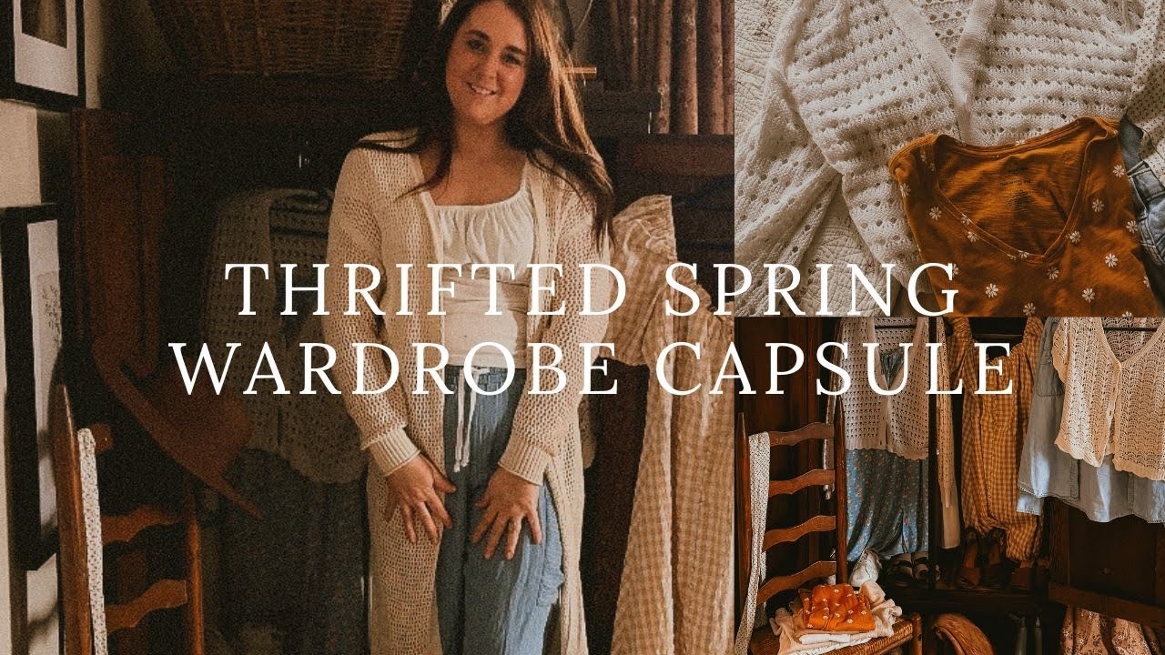 My Entire Spring Wardrobe is Thrifted | Simple Homestead Style