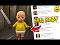 Trying baby evil horror game best funny horror games ever  playing horror games