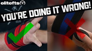 How To Wrap Your Wrists For Powerlifting Elitefts
