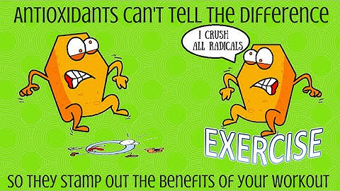 Antioxidants and exercise are NOT a good mix