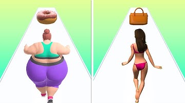 ▶️ Fat 2 Fit 🆚 Clothes Run | All Levels Gameplay iOS,Android Update Pro Mobile Game Walkthrough 9THM