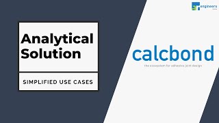 Analytical calculation of adhesive bonded joints