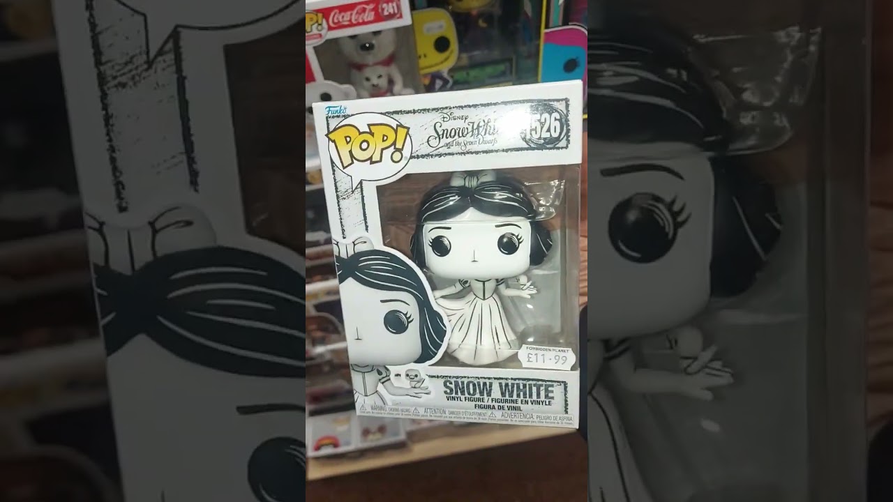 SNOW WHITE BLACK & WHITE OFFICIAL FUNKO POP FIGURE