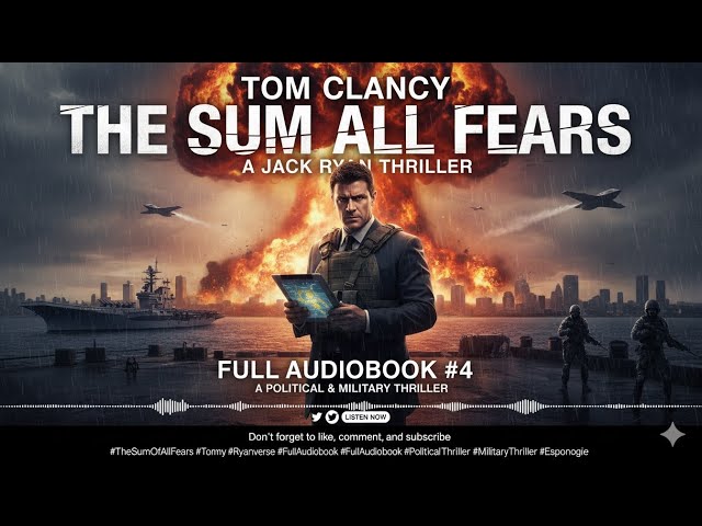 The Sum of All Fears by Tom Clancy | Full Audiobook #4| Ryanverse #5 | Political & Military Thriller