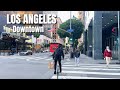 Los angeles walking tour 4k   california usa  walking in downtown los angeles  2024