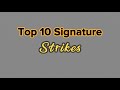 Top 10 Signature Strikes | WWE Undefeated #33