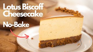 No-bake Lotus Biscoff Cheesecake Recipe
