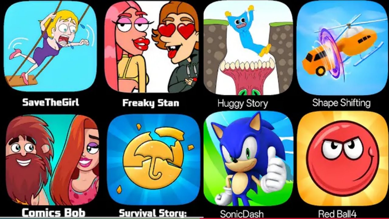 Comics bob ,  subway surfers, emoji puzzle, race master , shape shifting