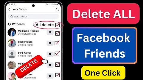 How To Delete All Facebook Friends In One Click (2025) | Delete All Facebook Friends