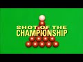 Shot of the championship 2007 world snooker