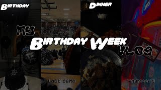 My Birthday Week Vlog Birthday Dinner Last Game Andrettis 