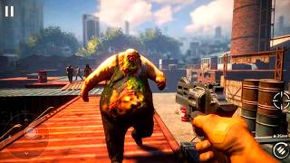 Zombie Harbor 😲 Gameplay Zombie Apocalypse Shooter Game. Kill Zombies, 3D || Android, IOS Gameplay ✅ screenshot 1
