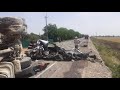 Грузовик смял легковушку на трассе в Крыму