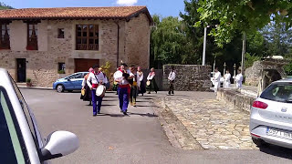 Los Gaiteros del Pisueña - San Román de Cayón (Cantabria) - Pasacalles con gaita y tambor.