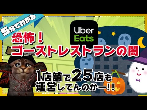 ウーバーイーツの恐怖と闇。ゴーストレストランの闇。ウーバーイーツでそこまでやるか!？まさかのウーバーイーツで25店舗営業。もちろん実態は１店舗です。